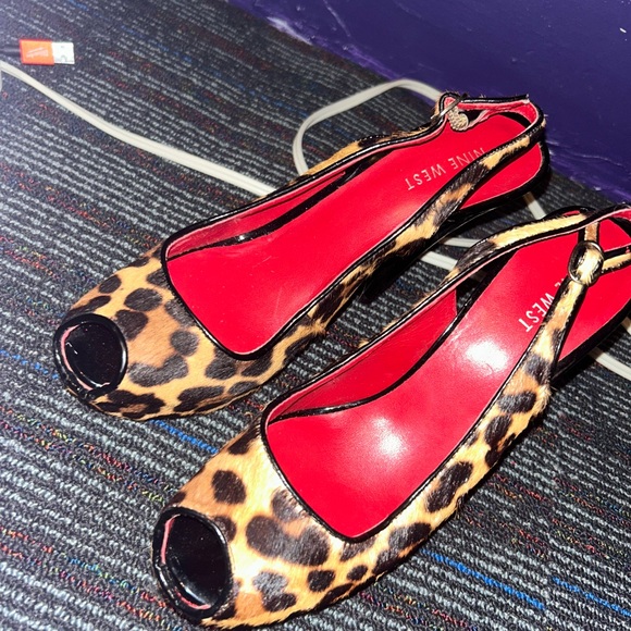 Leopard print heels - Picture 2 of 4